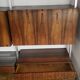 Modular shelves in Rio rosewood