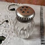 Christofle box of 4 solid silver salt pots