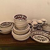 Mediterranean ceramic table service