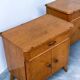 Pair of Mid-Century Nightstands with Compass Legs, 1950s