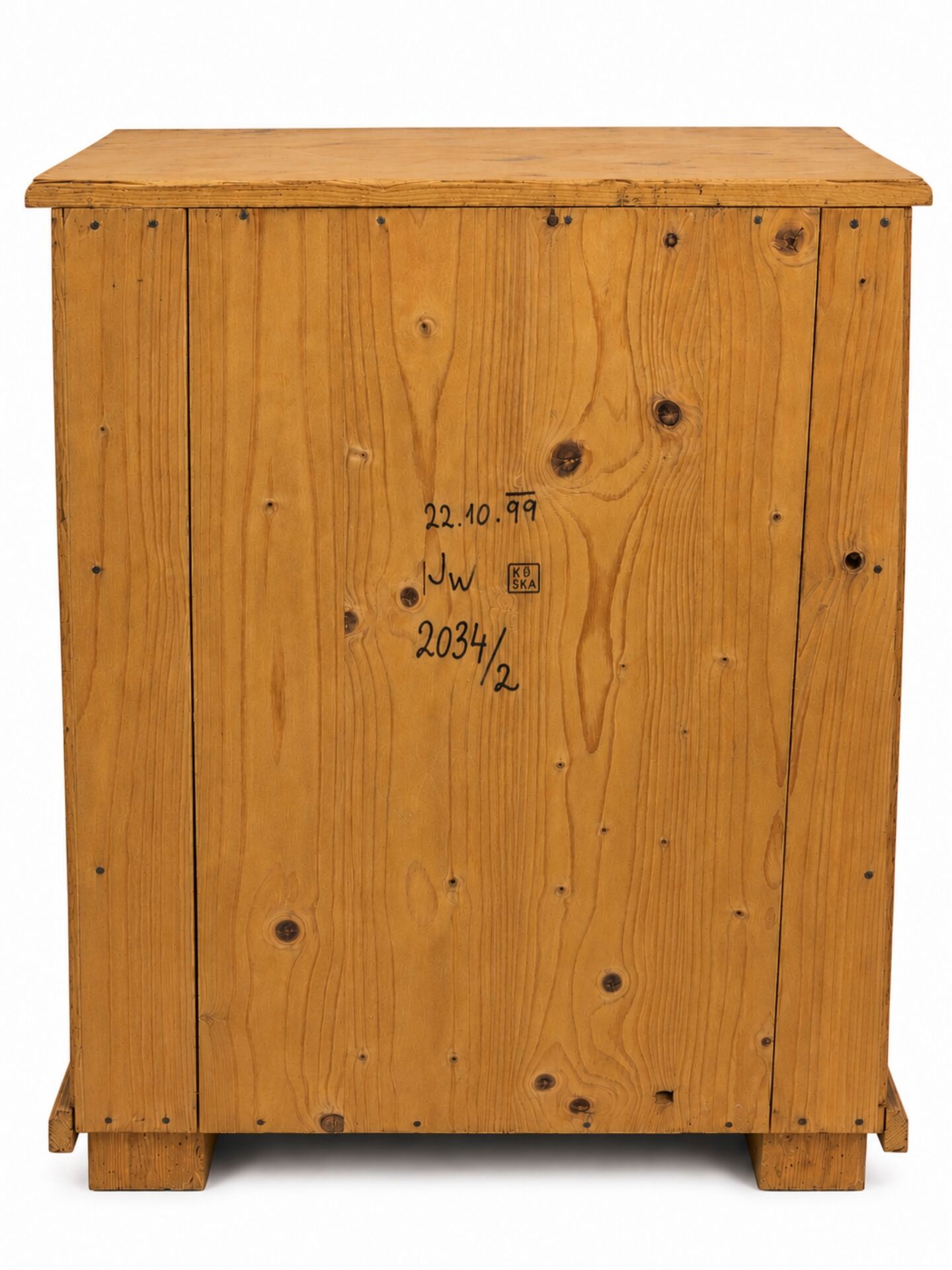 Commode en épicéa massif – 4 tiroirs – Style campagne scandinave