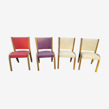 4 bow wood armchair