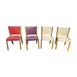 4 bow wood armchair