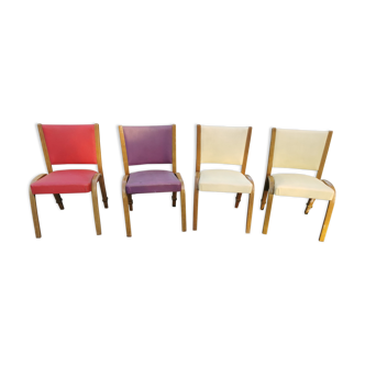 4 bow wood armchair