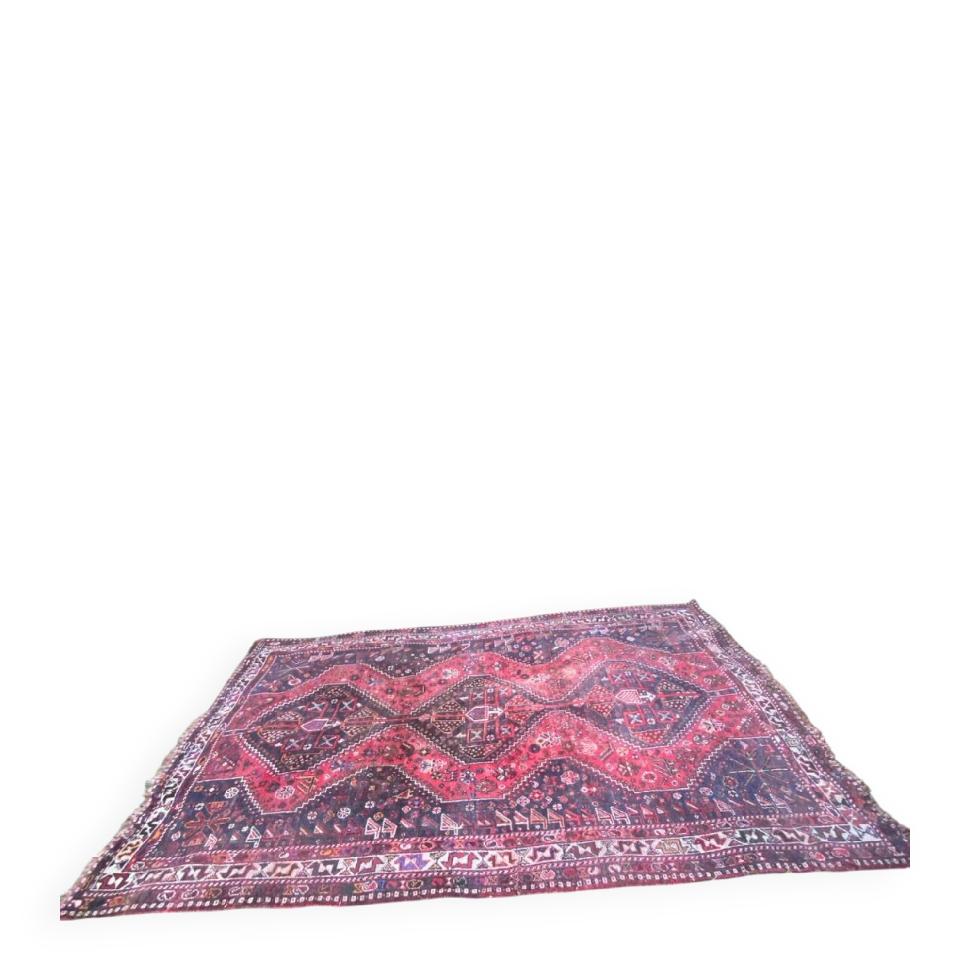 Large Iranian carpet, 100% wool, handwoven, very good condition.