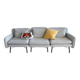 Light grey modular canapé Hübsch