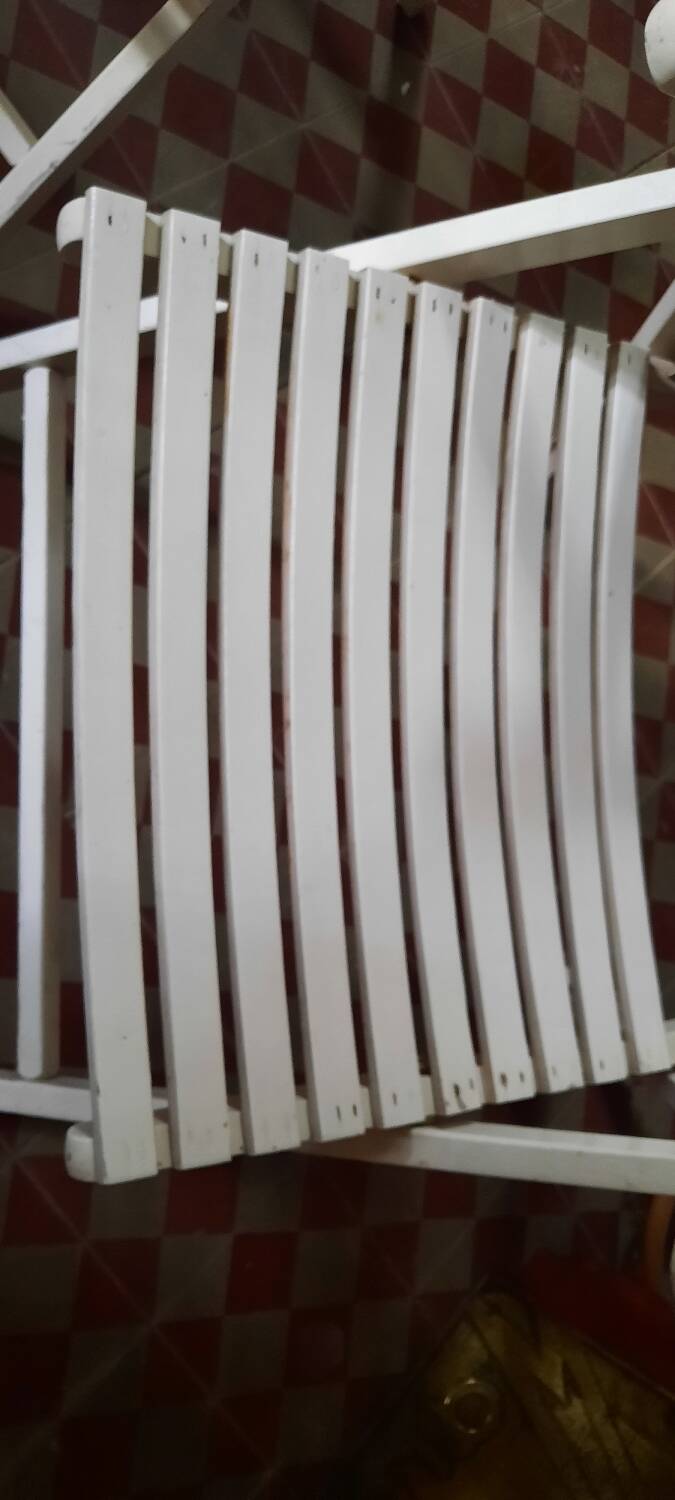 4 R Gleizes folding garden armchairs