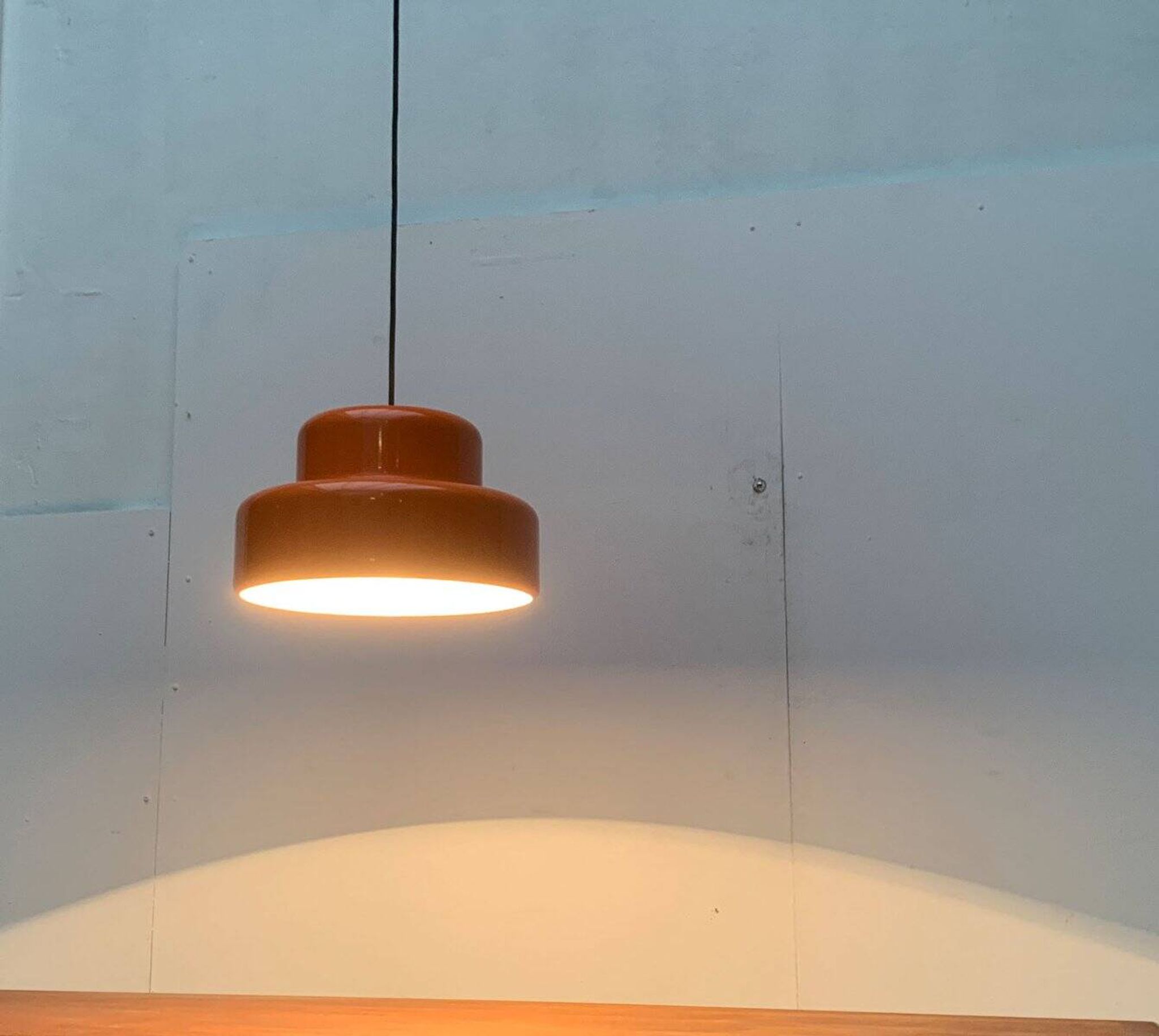 Suspension poker danoise mid-century par Jo Hammerborg pour Fog & Mørup