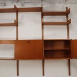 Modular wall bookcase, Minvielle edition by ARP – 1960