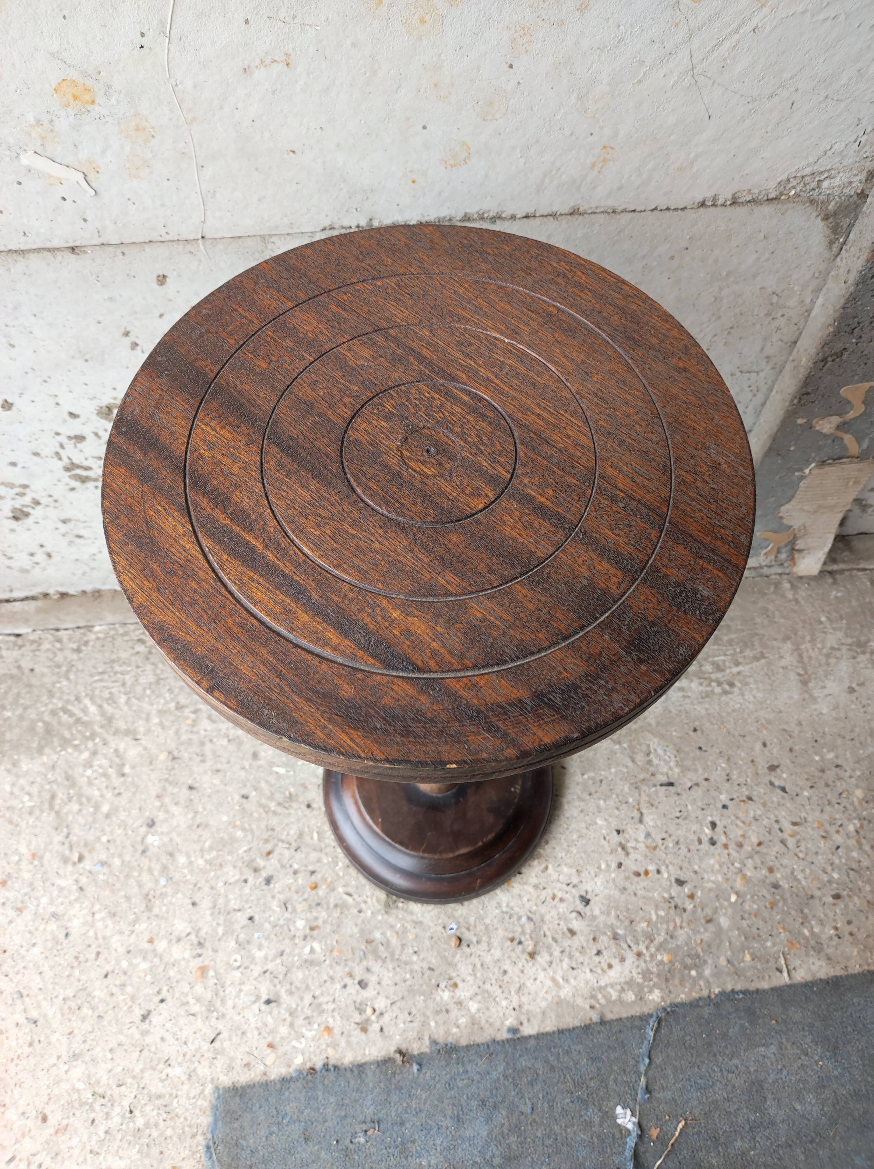 Table selette gueridon turned wood