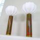 Rare and large ceramic table lamps from the mid-century, Sweden, 1960s.