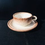 Tea service. Fat Lava. Brutalist. Vintage 60s.