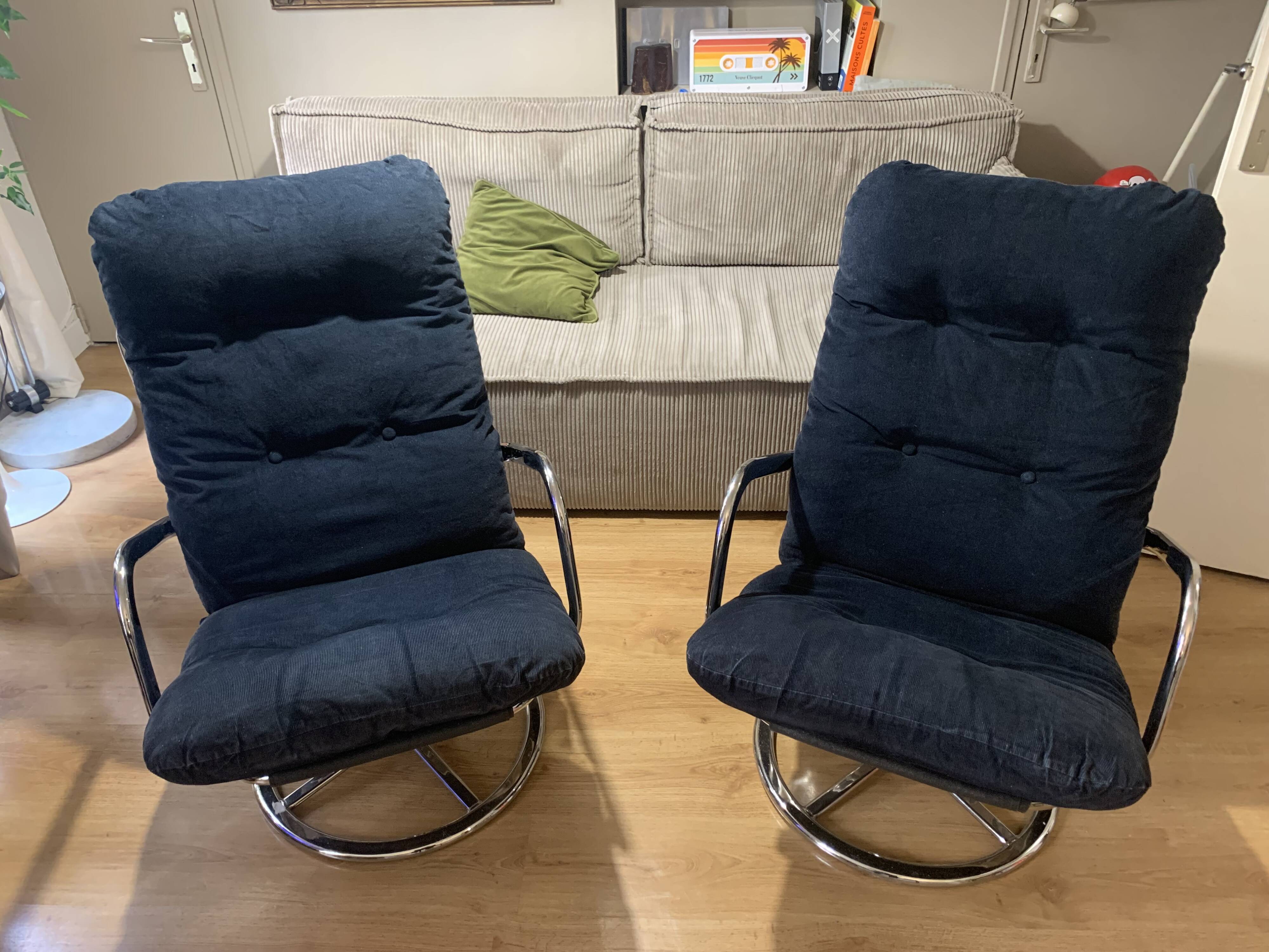 Ikea armchairs from the 80s, Smedsta model