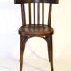 Suite de 4 chaises bistrot de Fischel 1930 bois-courbé