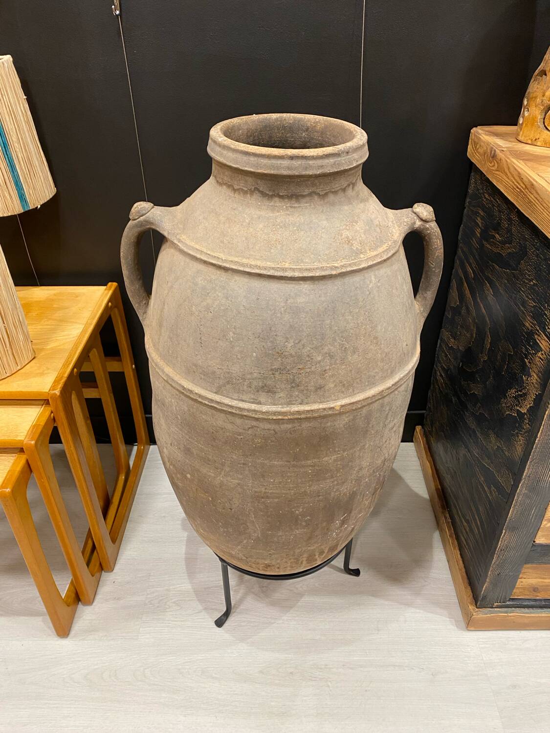 Old terracotta jar