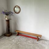 Scandinavian oak bench