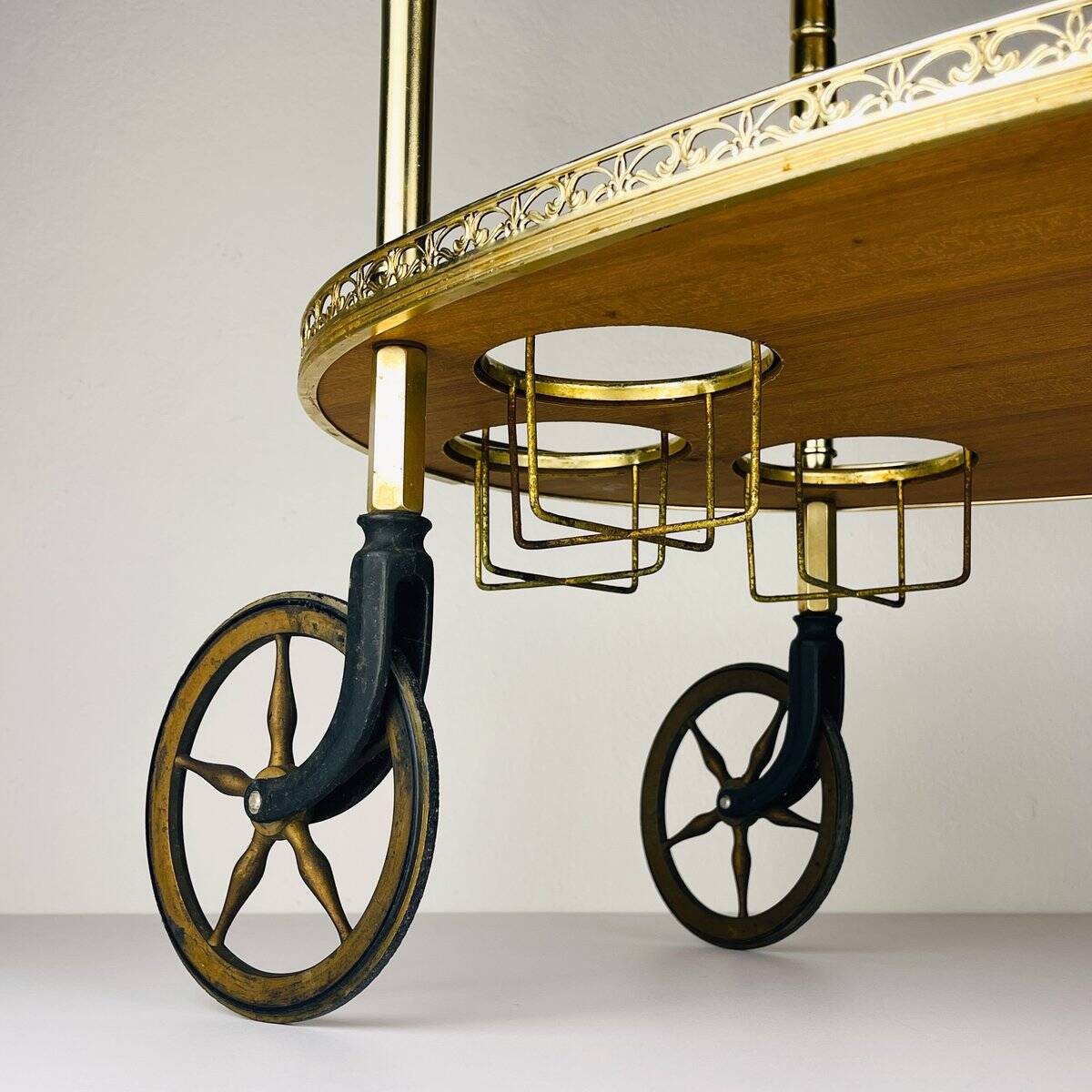 Vintage bar cart by M.B., Italy, 1960s