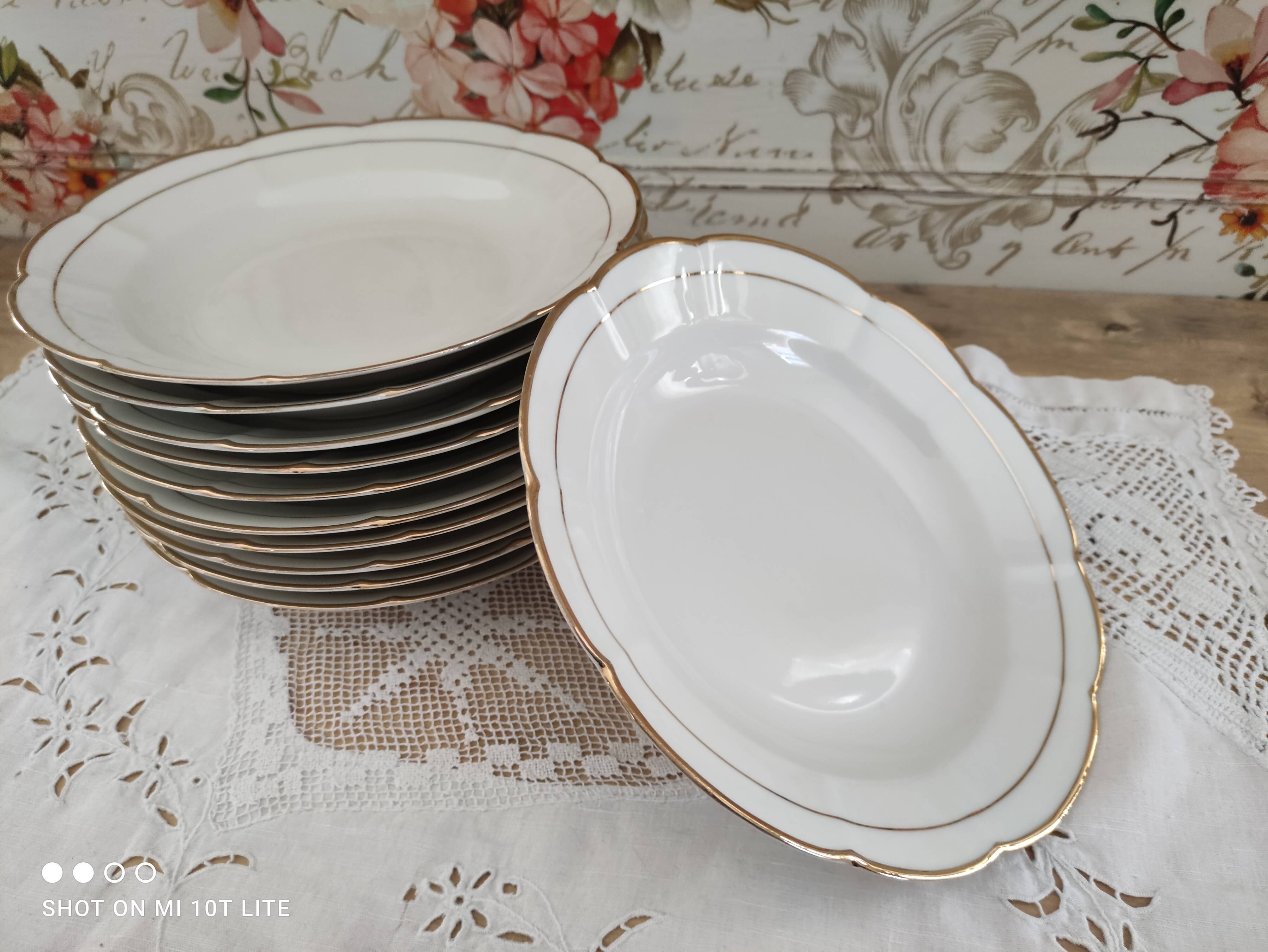 Lot De 11 Assiettes à écusson BALDWIN Laiton Massif Poli – Ancien Stock Neuf, 9 1/2