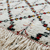 Vintage moroccan ouarain berber rug