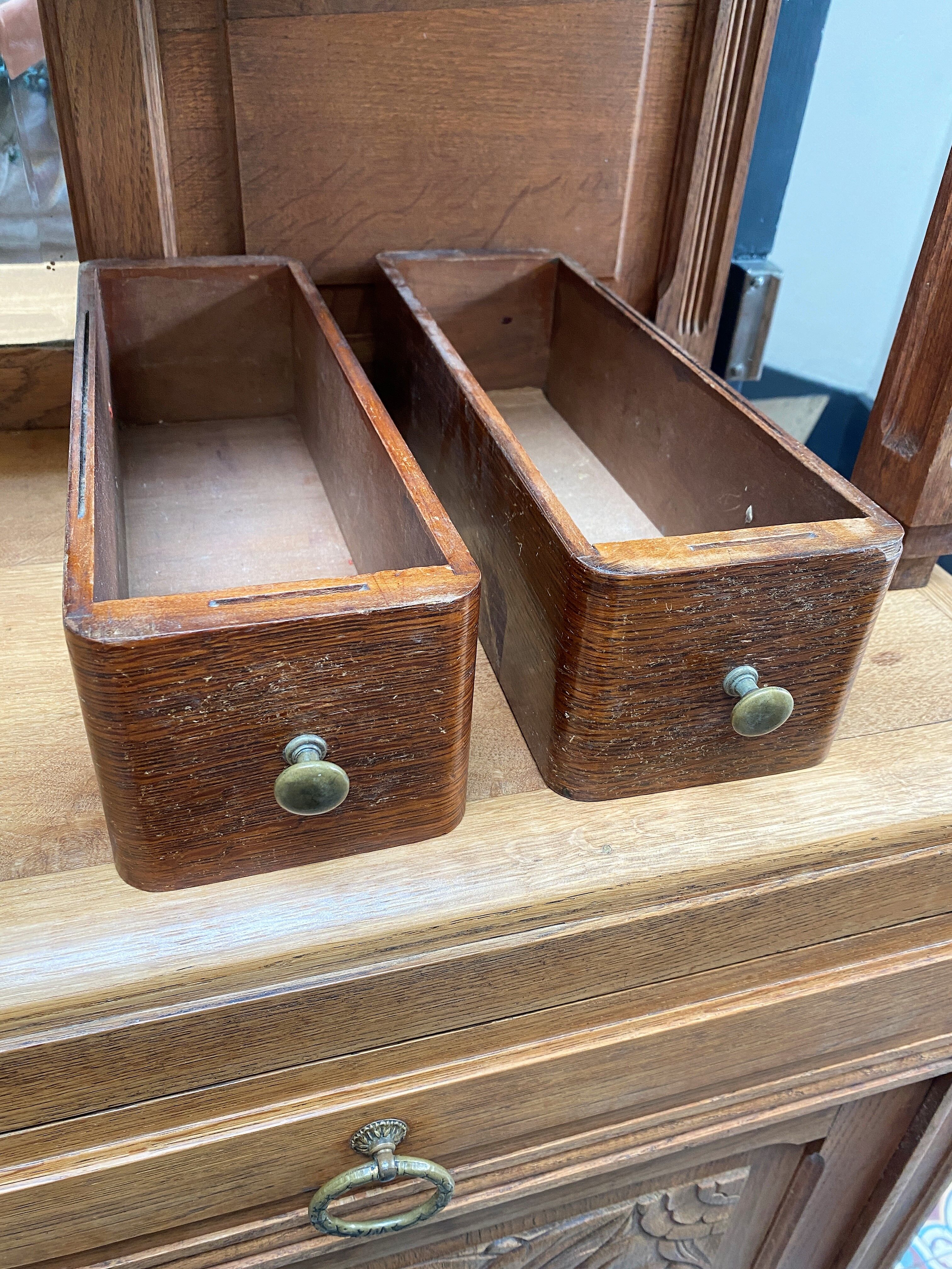 2 old furniture drawers 40s