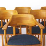 6 chaises vintage 1960, Ansager Møbler, Danois