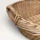 Grand panier à linge ovale en osier