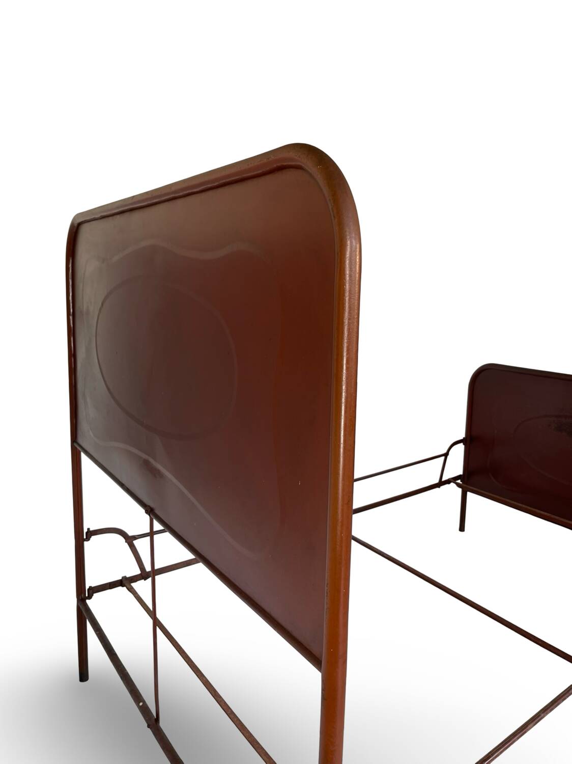 Cadre de lit Art déco italien une place et demie, 1925