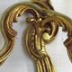 Stylish Vintage French Bronze Double Wall Sconce with Acanthus Leaf Detail