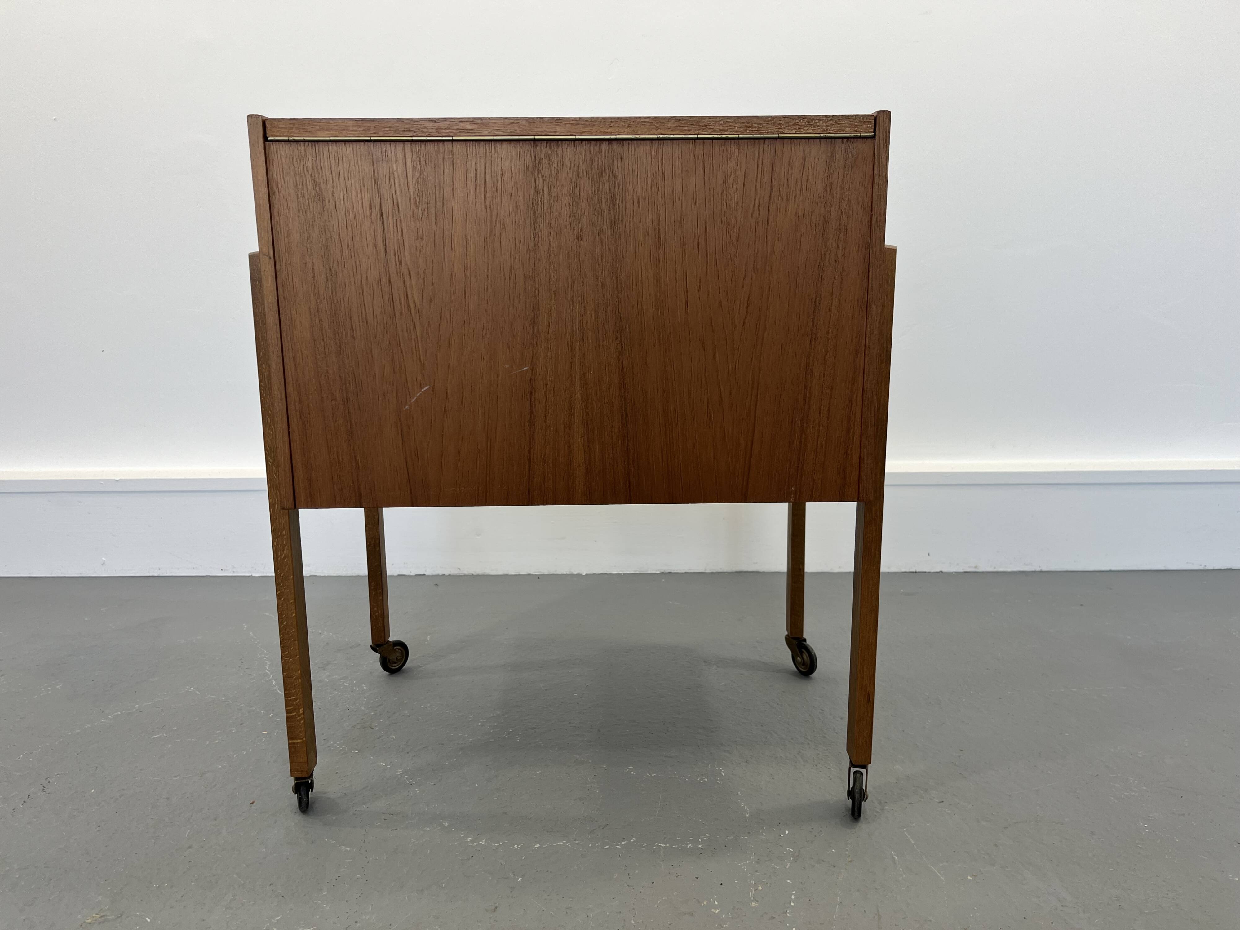 Wooden Sewing Cabinet, Horn Collection,Scandinavian 1960s