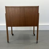 Wooden Sewing Cabinet, Horn Collection,Scandinavian 1960s
