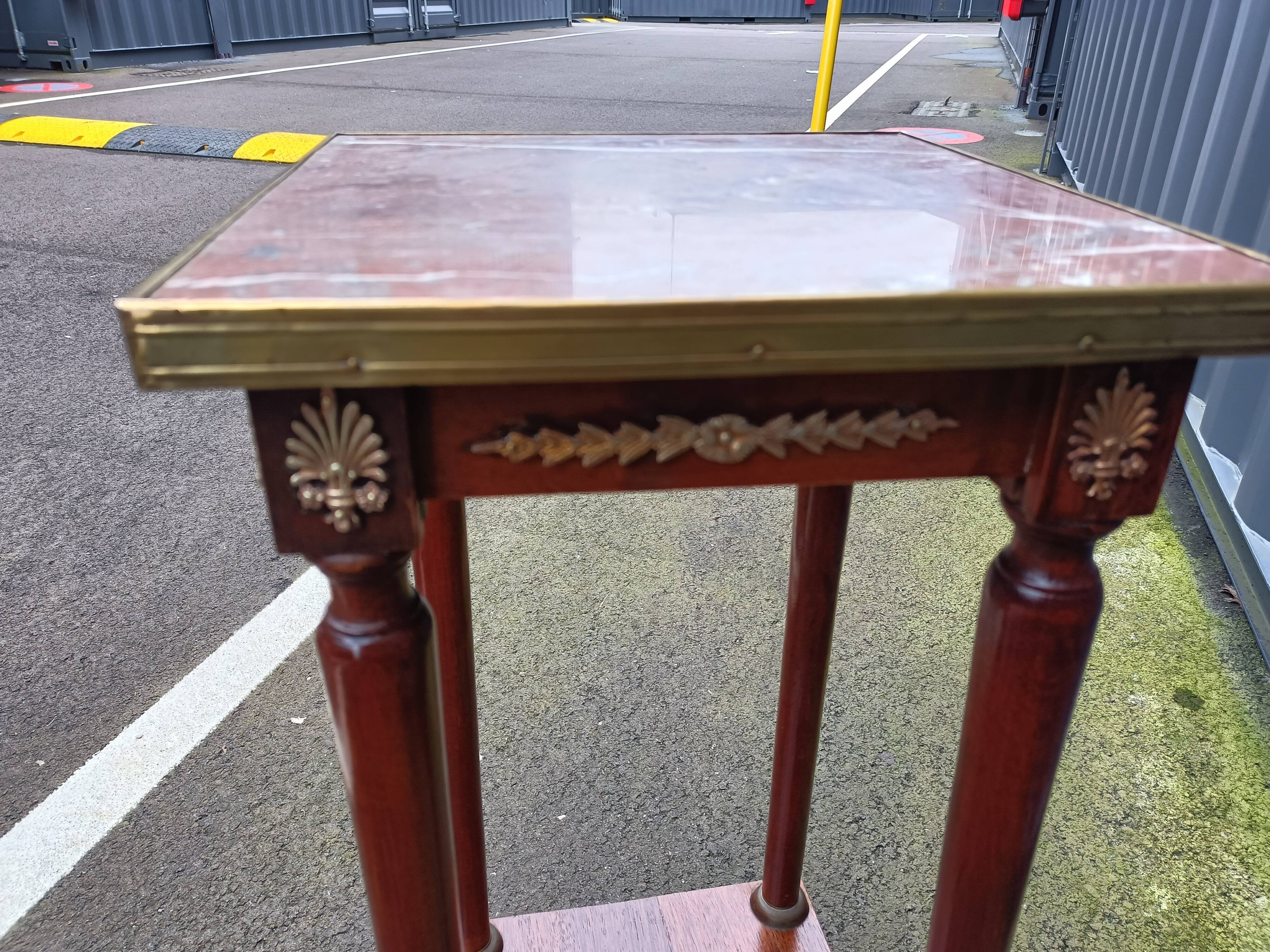 Selette old style louis xvi marble tray