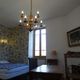 "Dutch" gold metal chandelier with 9 light arms - 1960