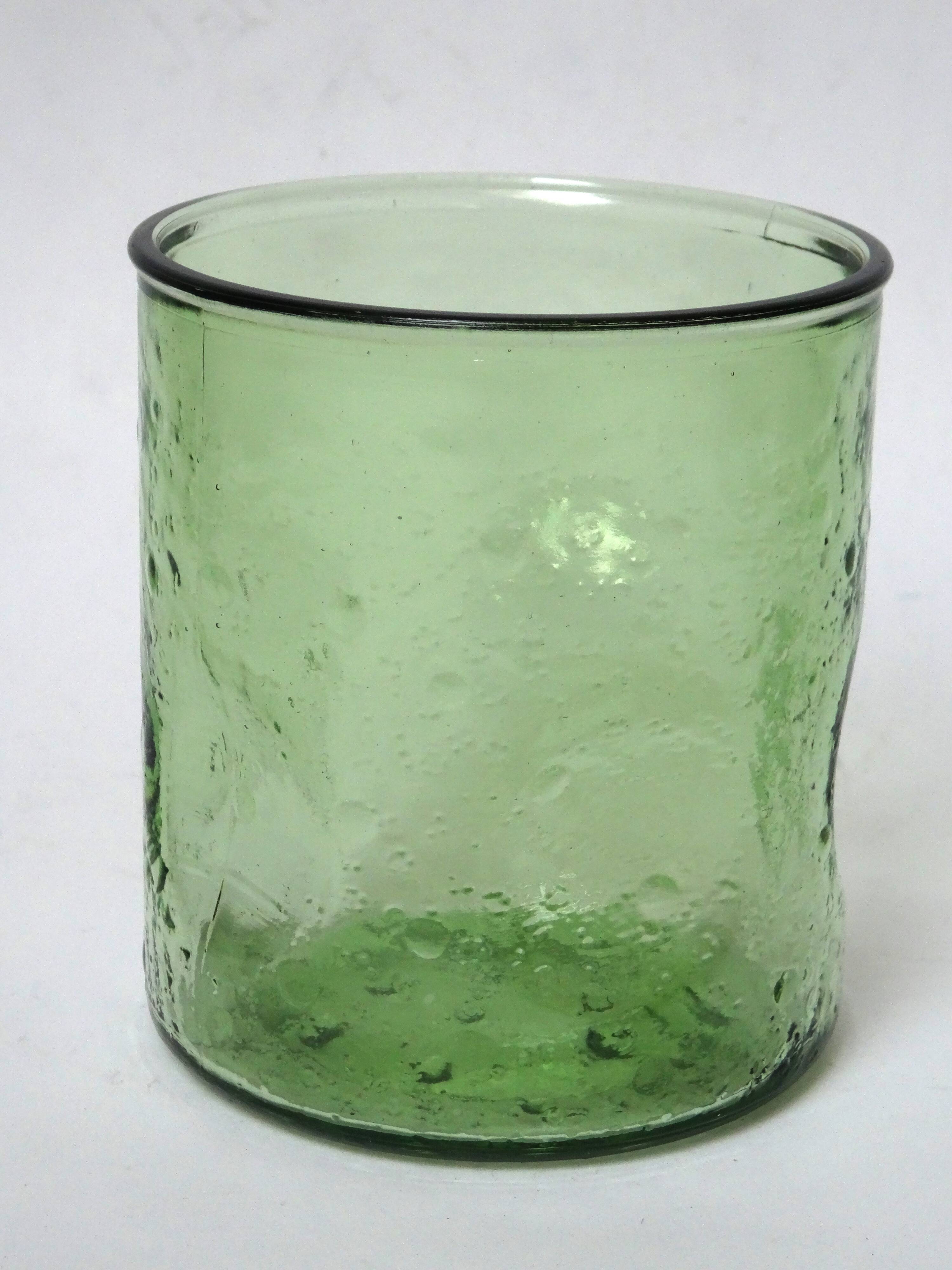 7 vintage water glasses
