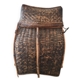 Ancien panier en rotin Laotien