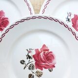 Set of 6 flat plates