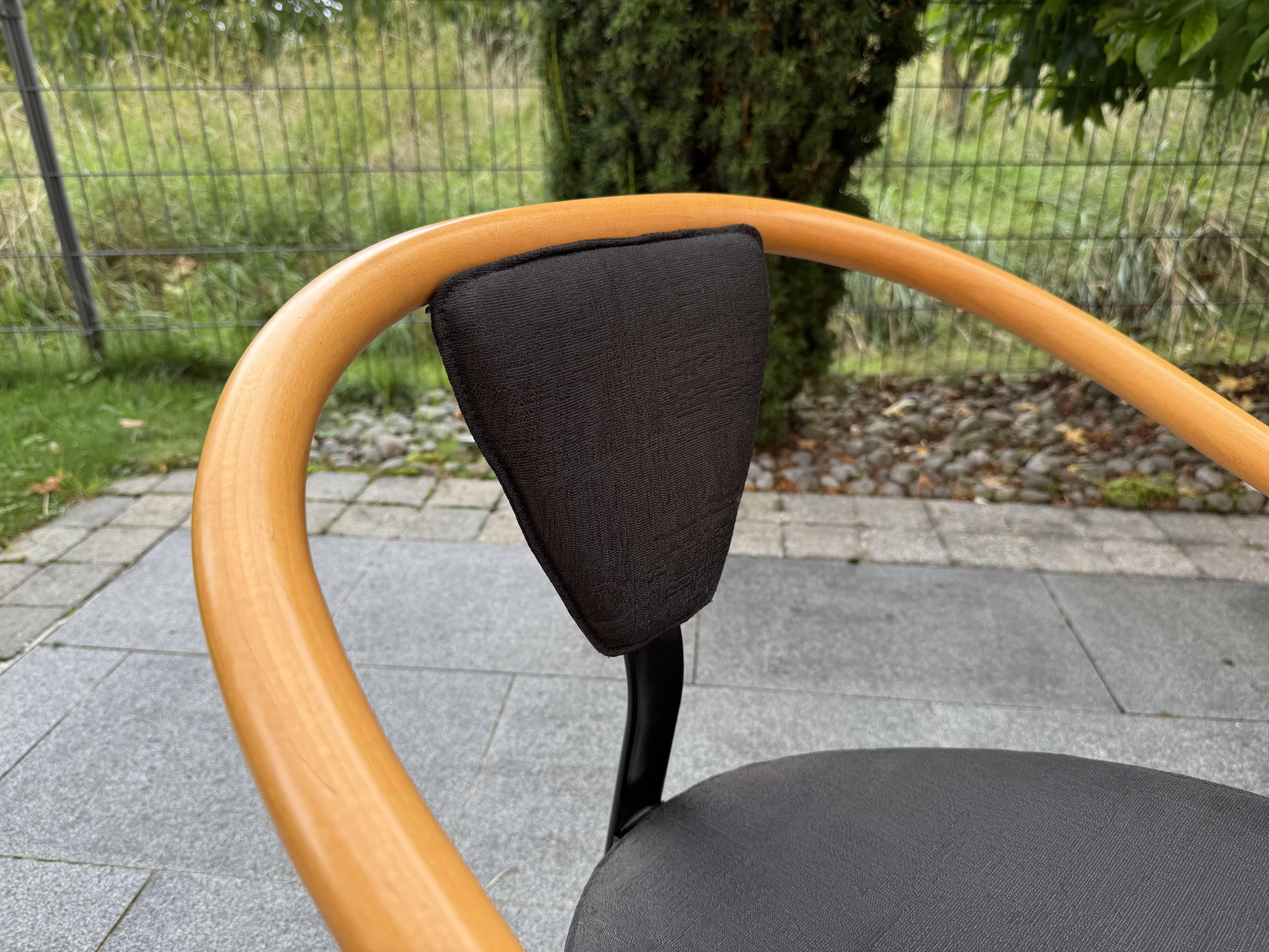 Set of 4 Tacchi chairs by Toshiyuki Kita Japan 80s