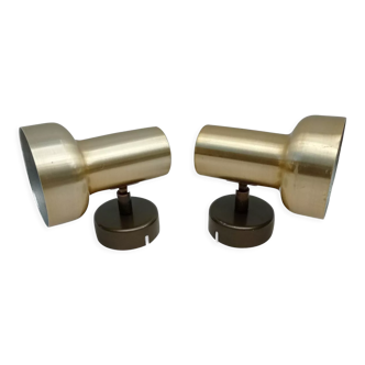 A pair of Swedish wall lamps from the 1970s.