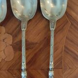 12 Old small silver-plated spoons