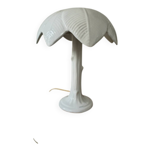 Lampe céramique palmier