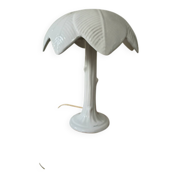 Ceramic palm lamp