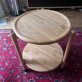 Folding rolling table