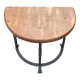 Paire de tables  chêne et fer forge des années 30, Art déco