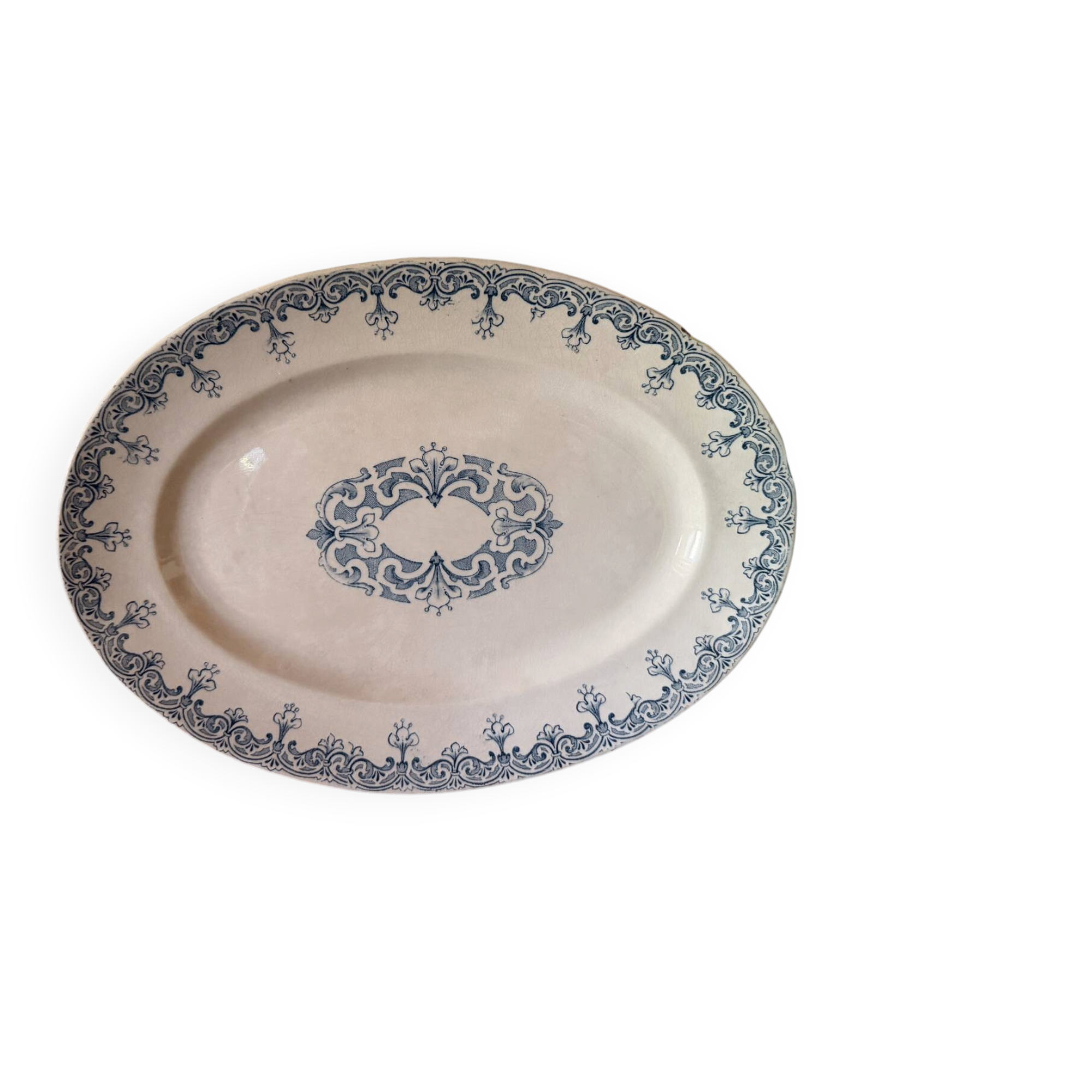 Plat Creil et Montereau en terre de fer