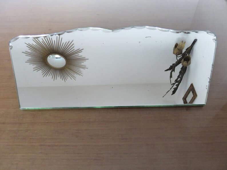 Mirror beveled art deco free form 40/50
