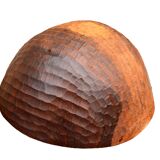 Wooden artisanal bowl