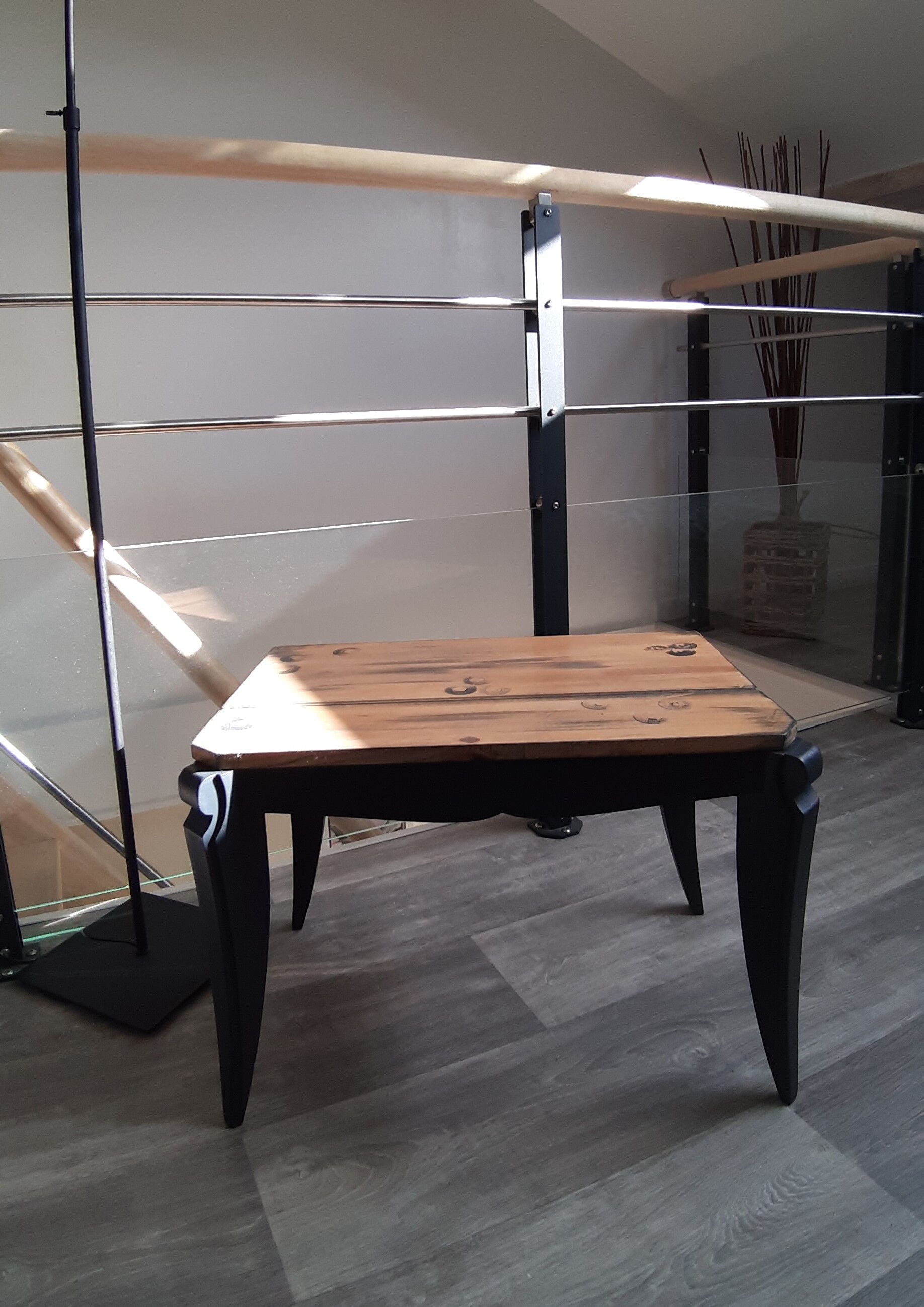 Contemporary bedside carbon color