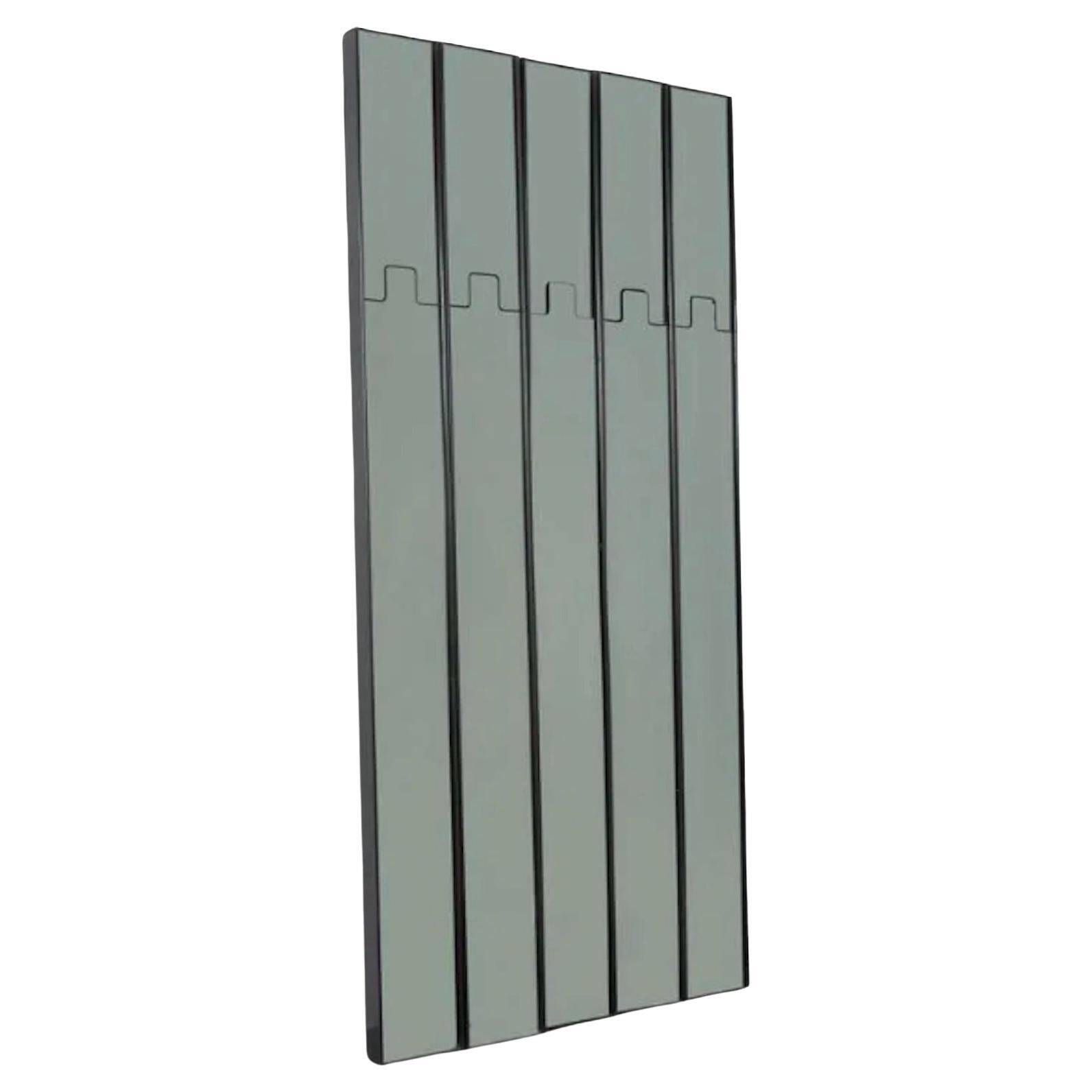 Modular wall mirror Gronda and coat rack Luciano Bertoncini for Elco