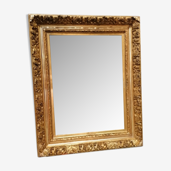 Golden era mirror with gold leaf - 108x86cm