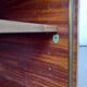 Vintage sideboard with shutter or sliding door 60s