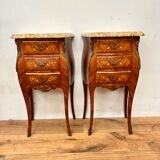 Pair of Louis XV style bedside table